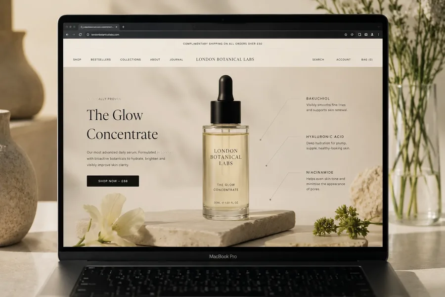 Brand & Commerce — E-Commerce website by Web Design Studio London